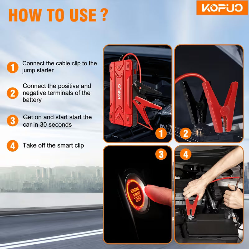 KOPUO 5000A Jump Start Pack